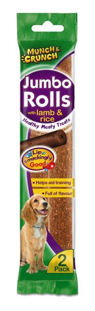(image for) Jumbo Rolls With Lamb & Rice 2 Pack